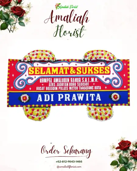 Papan Bunga Ucapan Selamat Sudagaran
